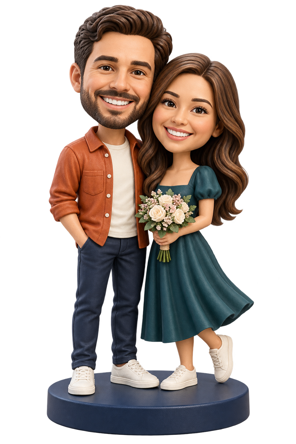 Couple bobblehead example